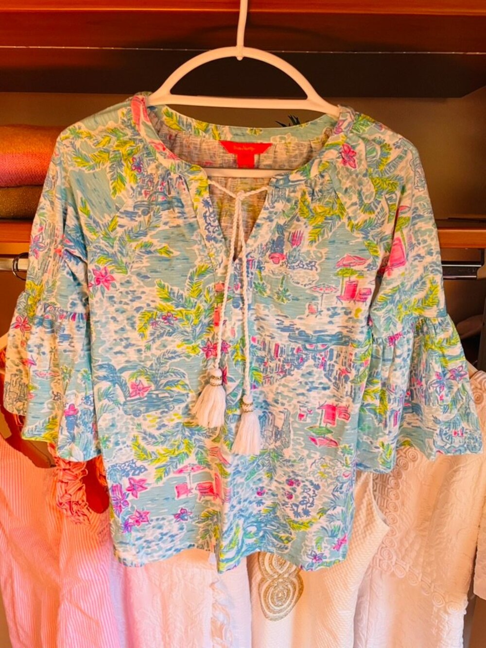 Lilly Pulitzer Del Lago Tunic What A Lovely Place Size